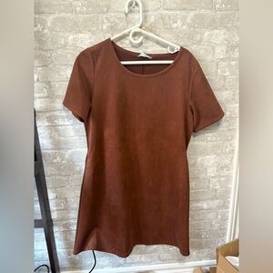 Penmans fall dress size Large Brown Suede dress Penmans PtP 21 Beautiful